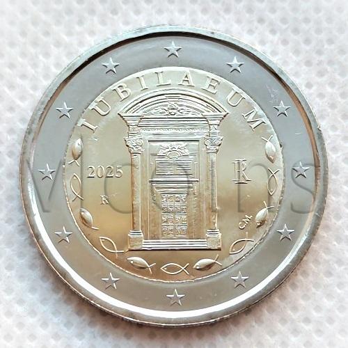 Италия 2 евро 2025 Юбилейный год UNC 108291