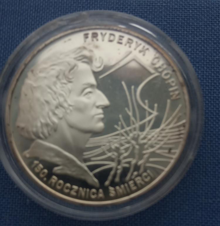 Польша 1999 г. 10 злотых пруф