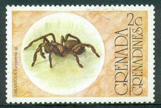Grenada Grenadines Гренада Гренадины 1976 фауна членистоногие пауки ** (7-3)