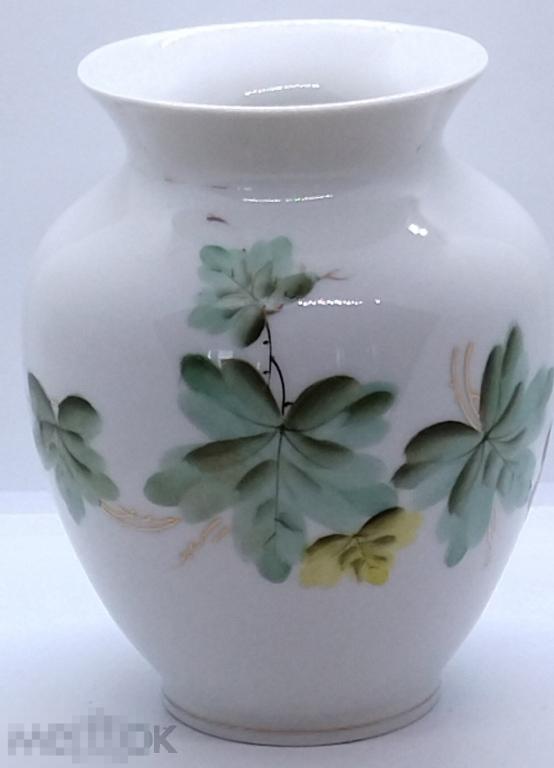 ВАЗА, ВАЗОЧКА ПОДБУКЕТНИК,.РОСПИСЬ,1950-е гг ФАРФОР, БАРАНОВКА СССР