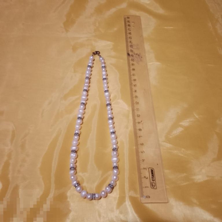 Бусы винтаж натуральный камень жемчуг