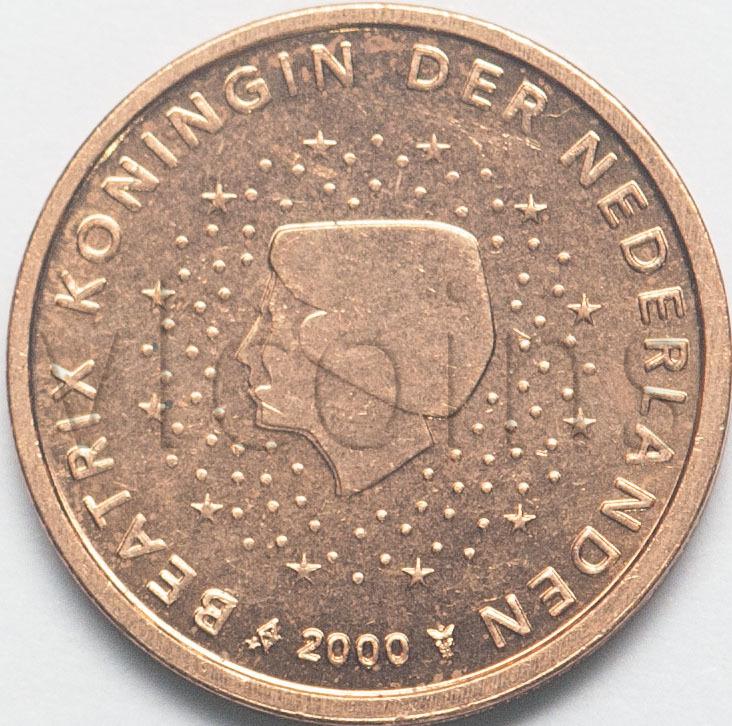 Нидерланды 2 евроцента 2000 87341