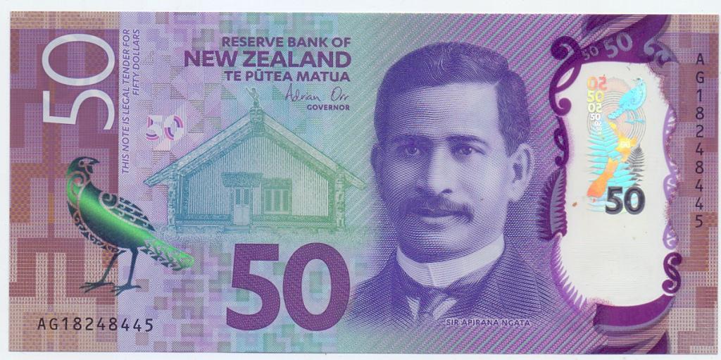 50 ДОЛЛАРОВ, НОВАЯ ЗЕЛАНДИЯ, ПОЛИМЕР, 2021 ГОД, UNC
