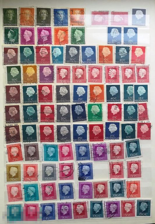 Нидерланды Коллекция марок с монархами + стандарты с цифрами. Возможна продажа по отдельности