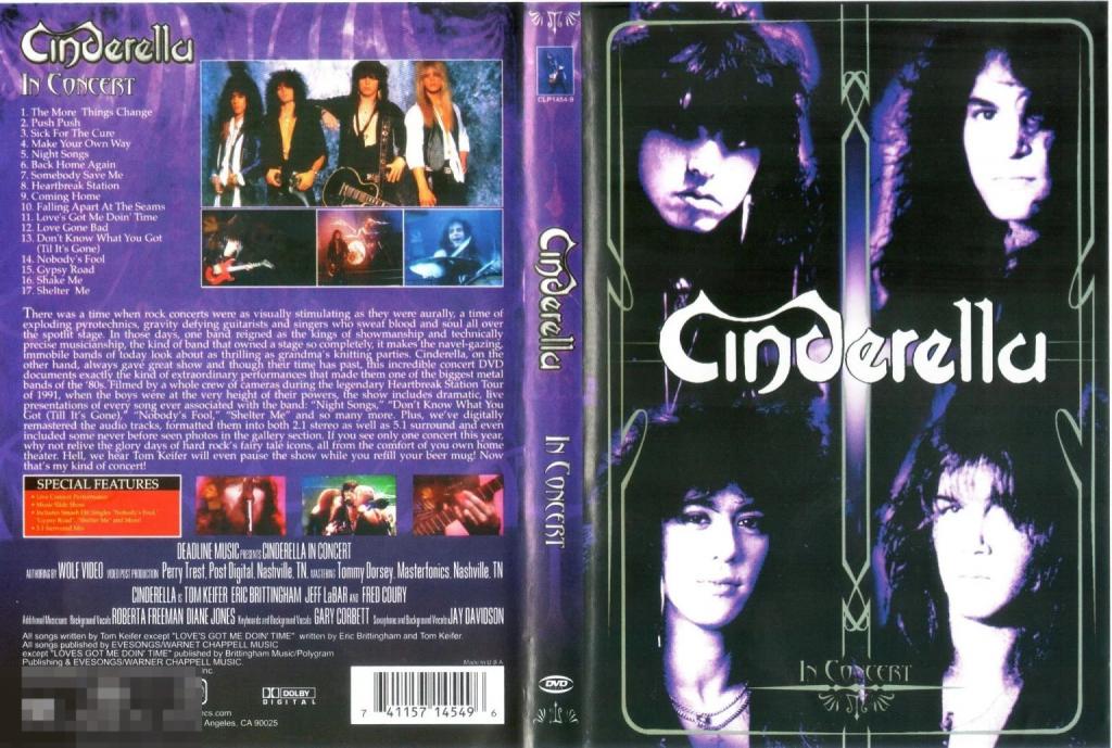 CINDERELLA - In Concert - 2005 ( DVD5 ) (RU) Сост. "VERY GOOD"