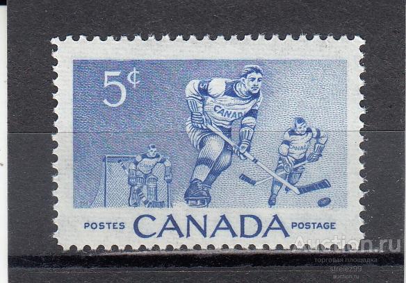 CANADA  КАНАДА    Спорт Хоккей с шайбой № 308  1956   Сост** MNH