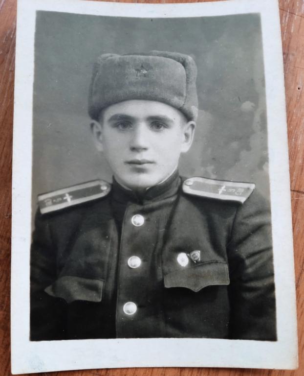 Фото. Воспитанник 9-й Казанской специальной средней школы ВВС. 1952г.