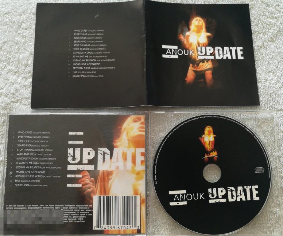 Anouk - Update 2004 EMI Лиц. ОЛИМПИЙ LZ040192 + 4-стр.буклет Состояние  Very Good