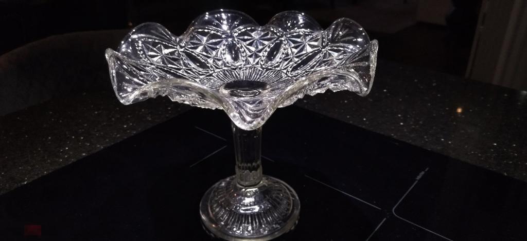 СТАРИННАЯ ВАЗА. ФРУКТОВНИЦА НА НОЖКЕ. РАННИЕ СОВЕТЫ.