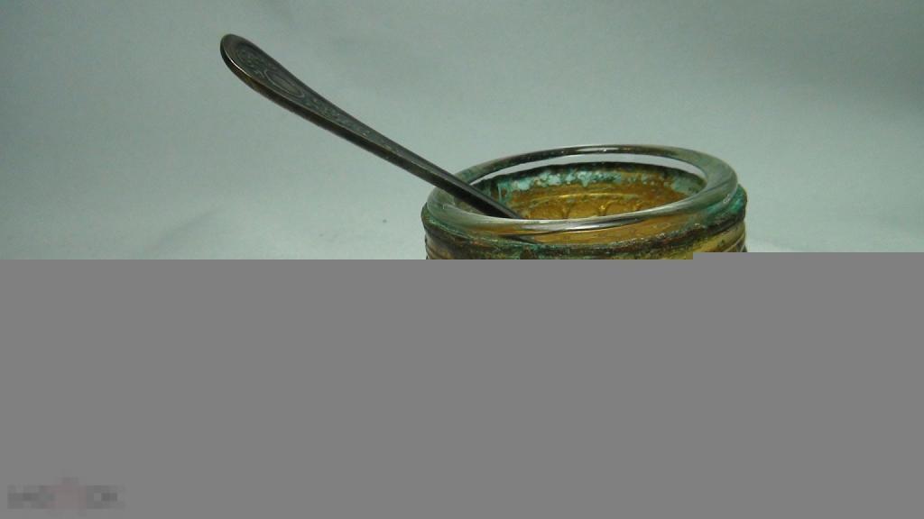 Солонка с ложкой , эмаль 2
