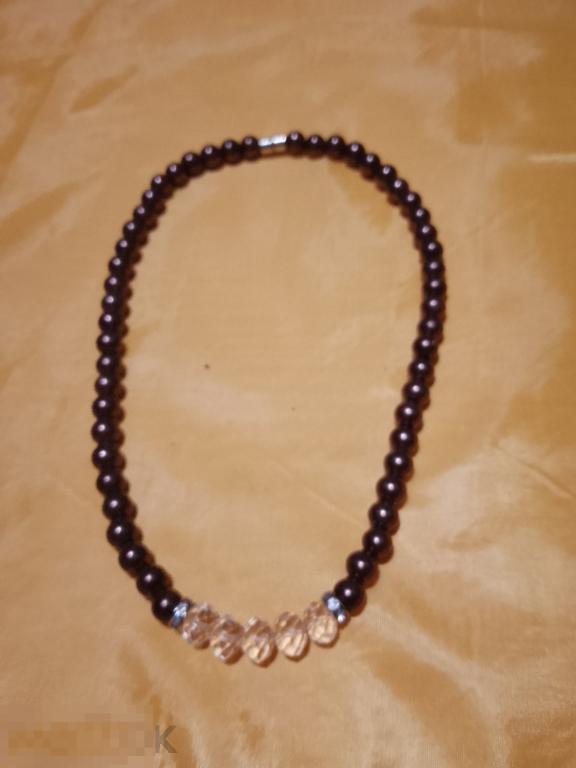 Бусы винтаж Чехия чешское стекло