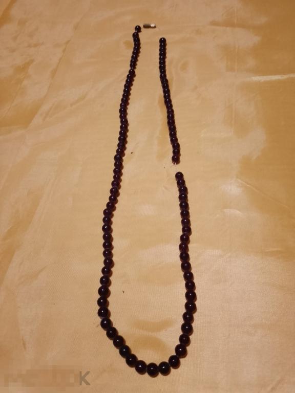 Бусы винтаж Чехия чешское стекло