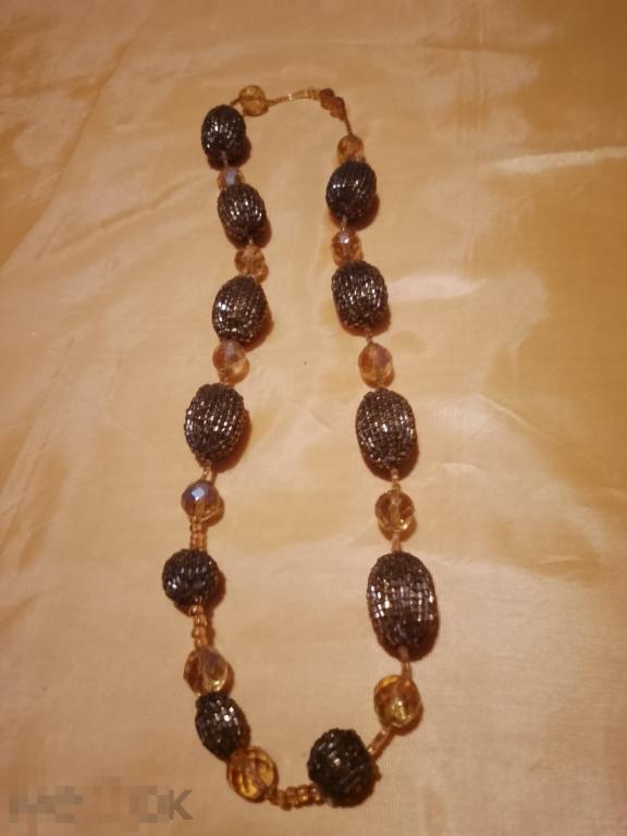 Бусы винтаж Чехия чешское стекло