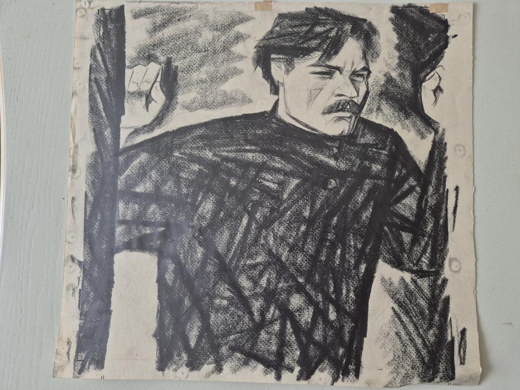 Зыков А.И. (1930-2008)  Алеша Пешков. Иллюстрация к трилогии М.Горького