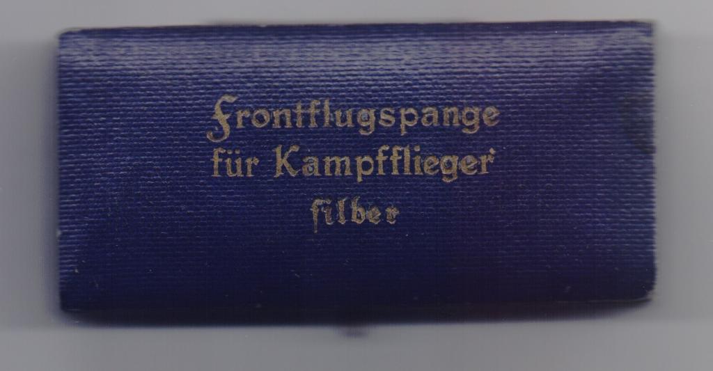 Футляр к фронтовая шпанга бомбардировщика в СЕРЕБРЕ, Германия.