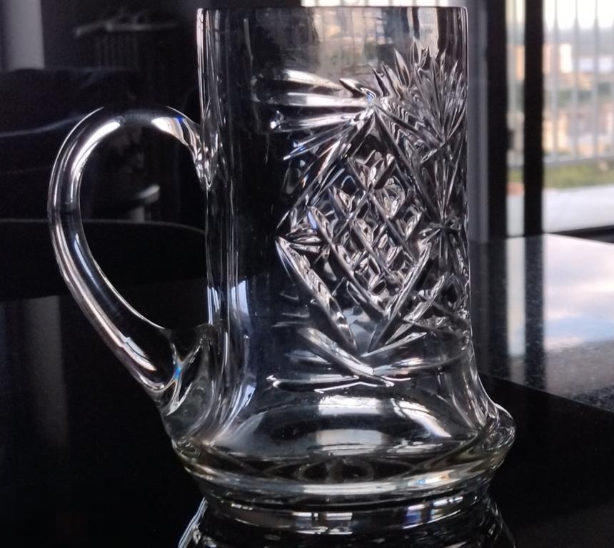 ПИВНАЯ КРУЖКА  0,5л. ХРУСТАЛЬ СССР