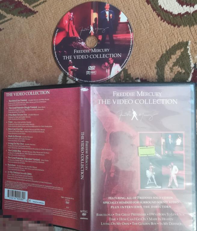 Freddie Mercury - The Video Collection на лиц..DVD Сост. - "VERY GOOD"