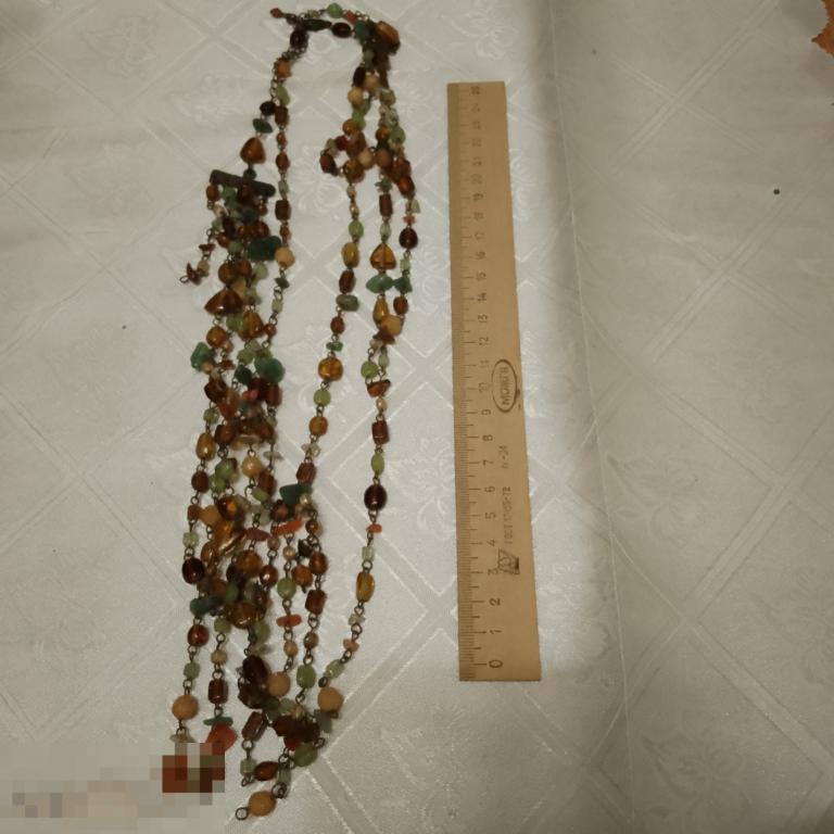 Бусы винтаж бисер Чехия