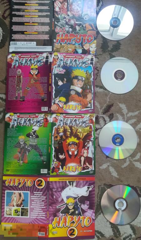 Наруто Коллекция Аниме   на  4  двусторонних DVD + Диджипак Сост.: Like New RARE!