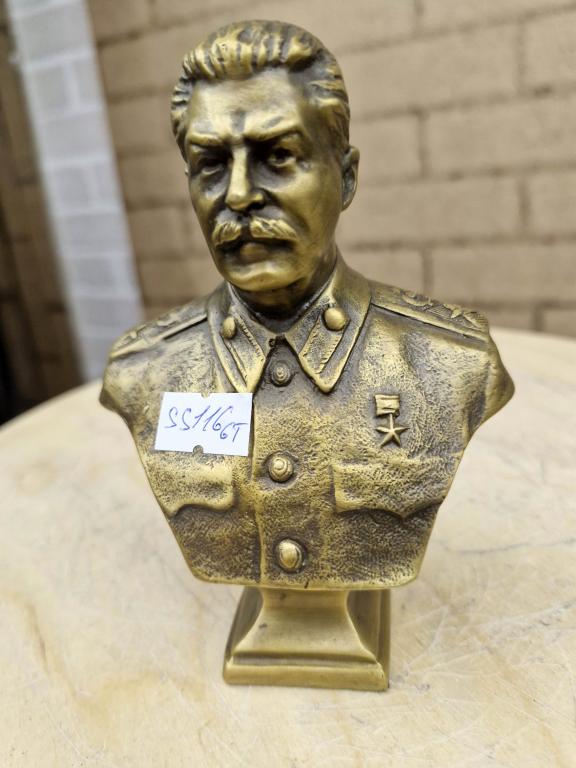 Сталин 116 бюст (качество) Бронза 1947. Коммунизм. Вождь СССР.