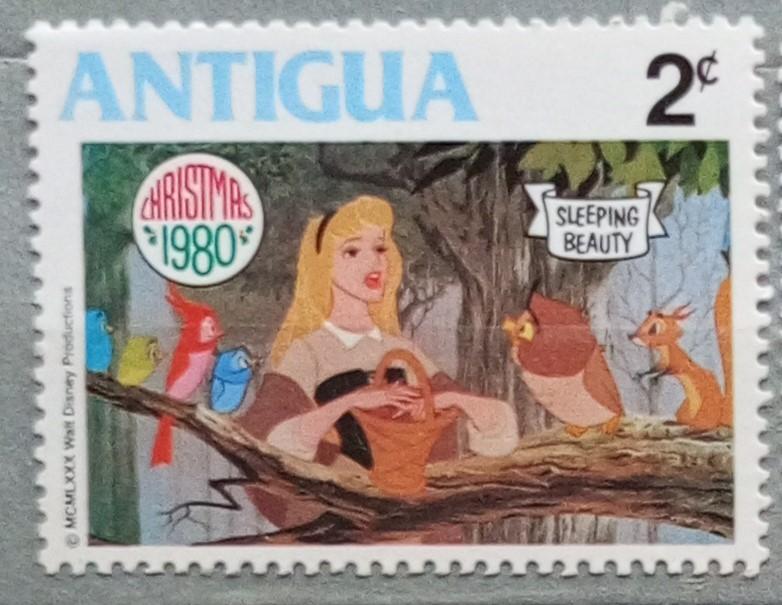 Антигуа 1980. Мультфильмы Диснея. Спящая красавица. Сказка.