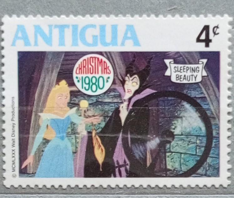 Антигуа 1980. Мультфильмы Диснея. Спящая красавица. Сказка.