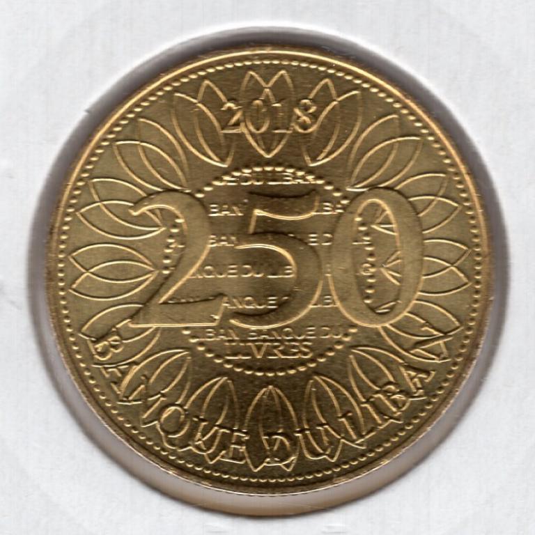 250 ливров - Ливан - 2018