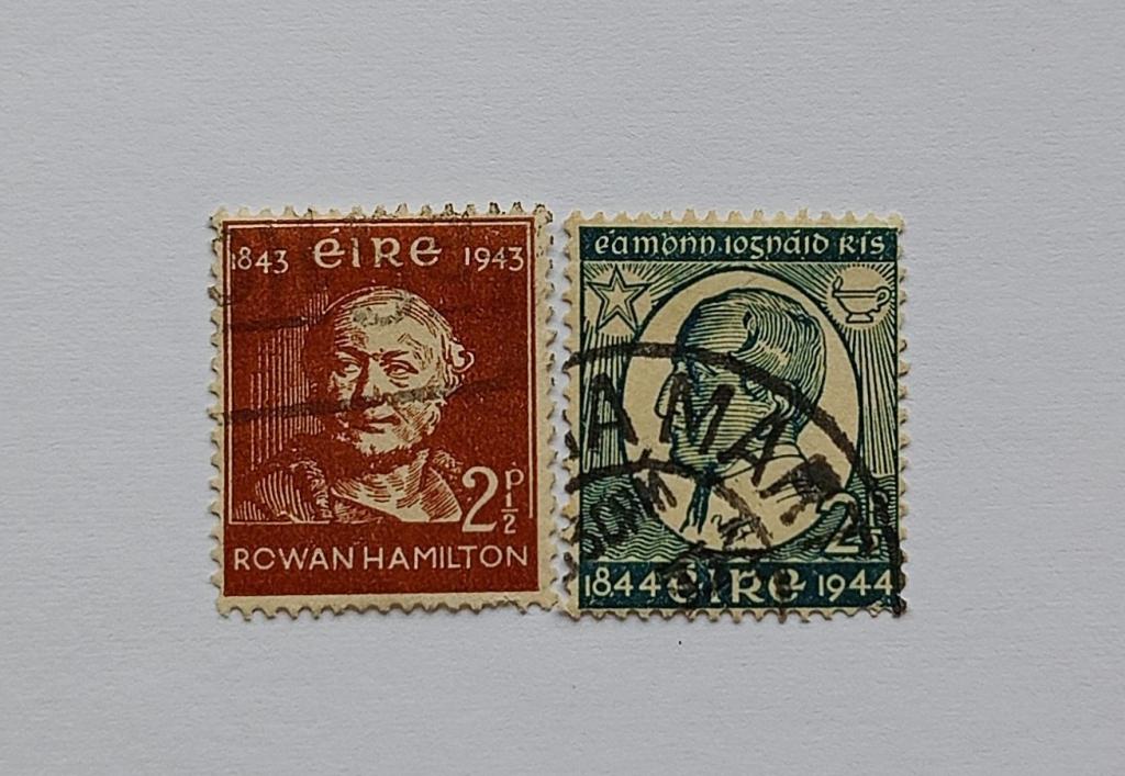 МАРКИ ИРЛАНДИИ 1943г. и 1944г. - 2 шт.  ПОДЛИННИКИ!
