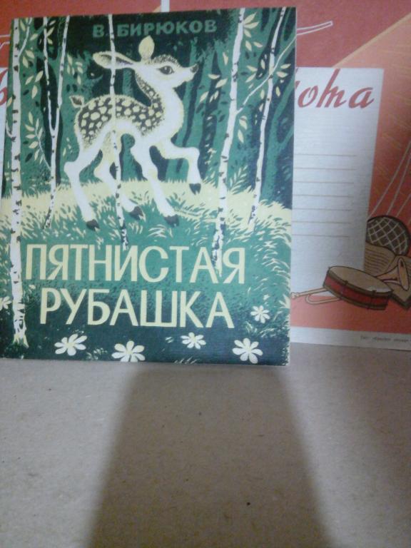 Книга.В.Бирюков.Пятнистая рубашка.Воронеж.1982г. СССР