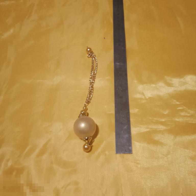 Кулон на цепочке винтаж горный хрусталь