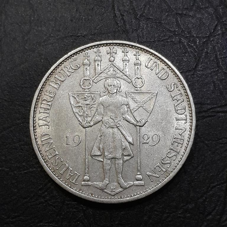 3 марки 1929 год Веймарская республика (1000 лет Мейсену).