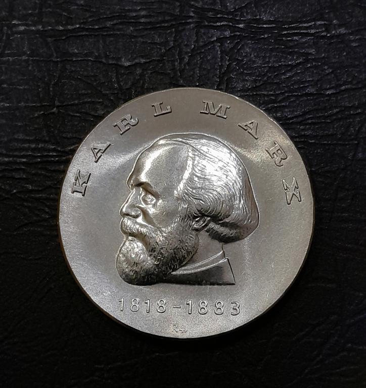 20 марок 1968 год ГДР (150 лет со дня рождения Карла Маркса.).