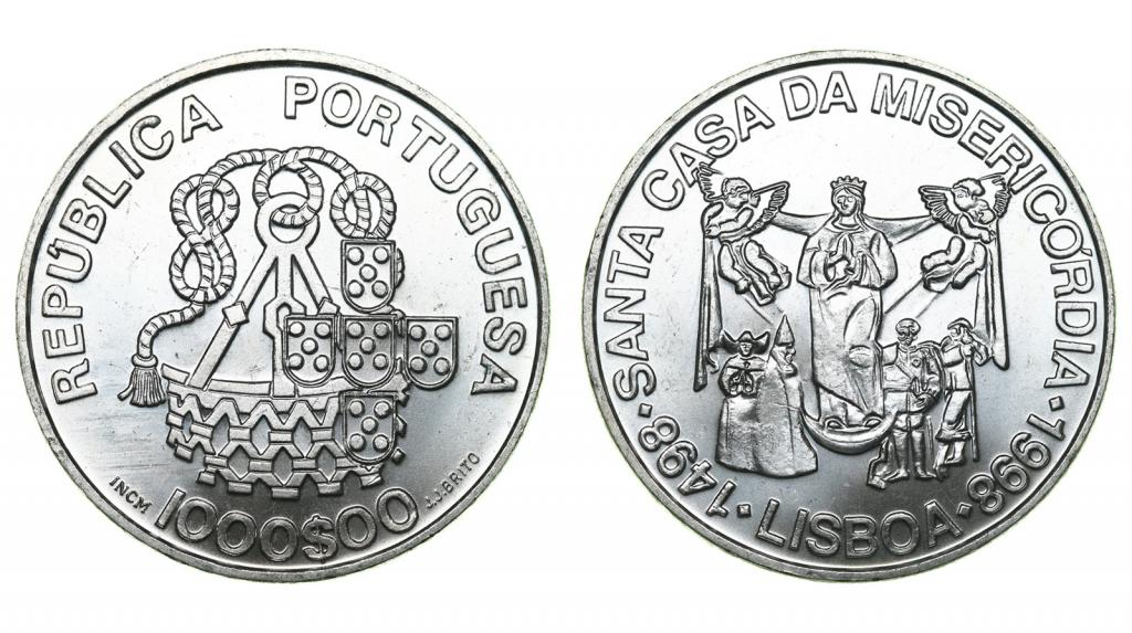 Португалия. 1000 эскудо 1998 года.  306986