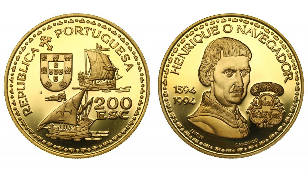 Португалия. 200 эскудо 1994 года. Proof. 304998