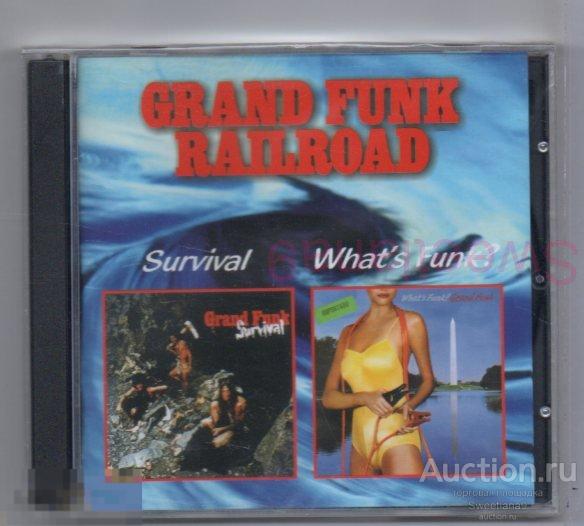GRAND FUNK RAILROAD - Survival + What's Funk? Лиц CD MAXIMUM 1998