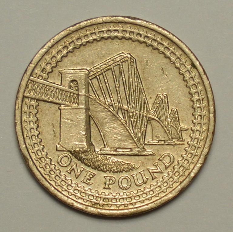 Великобритания 1 фунт 2004 Мост Форт-Бридж. Шотландия (С13)