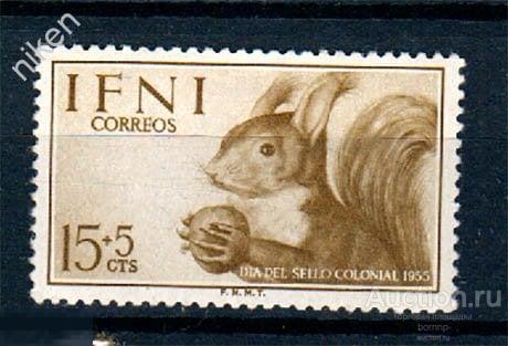 ИФНИ 1955 ИСПАНСКИЕ КОЛОНИИ ФАУНА БЕЛКА 69-1-194