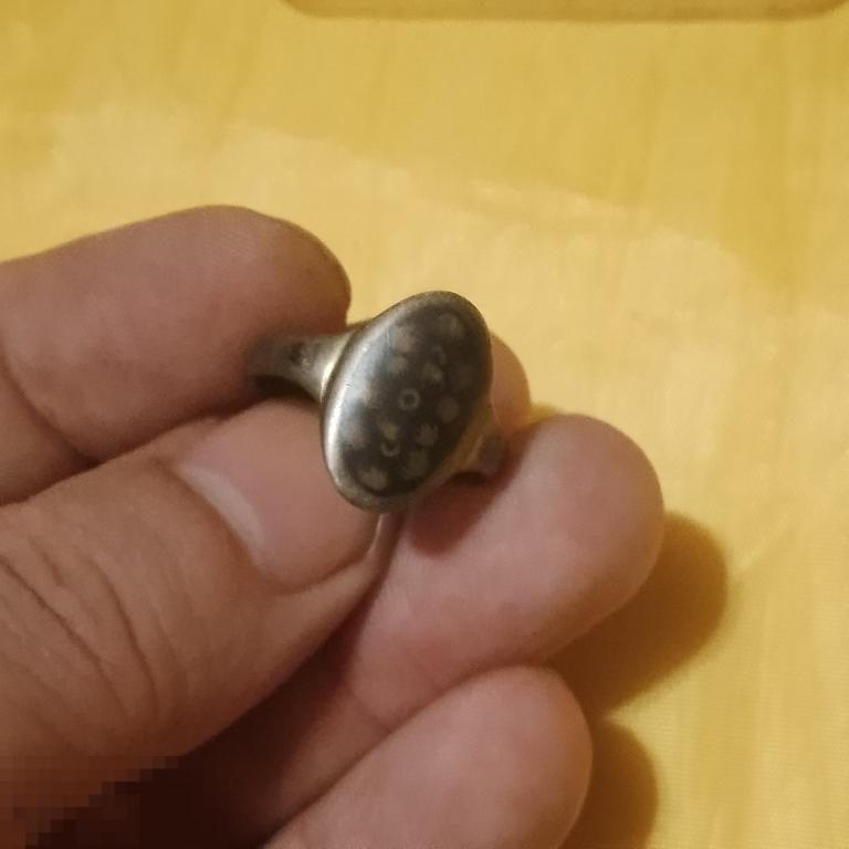 Кольцо серебро северная чернь размер на фото