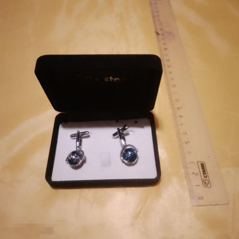 Запонки винтаж в коробке