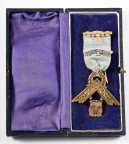 Масонский знак Comrades Lodge. Золото 9 k,375 пр. Вес общий 17.37 гр. #W88