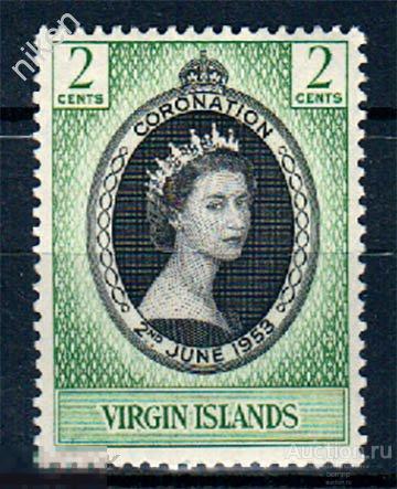 БРИТАНСКИЕ ВИРГИНСКИЕ ОСТРОВА 1953 КОРОНАЦИЯ КОРОЛЕВА ЕЛИЗАВЕТА 69-1-246