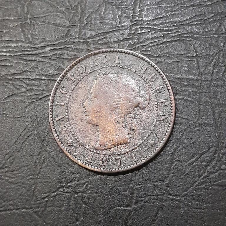 1 цент 1871 год Остров Принца Эдуарда.