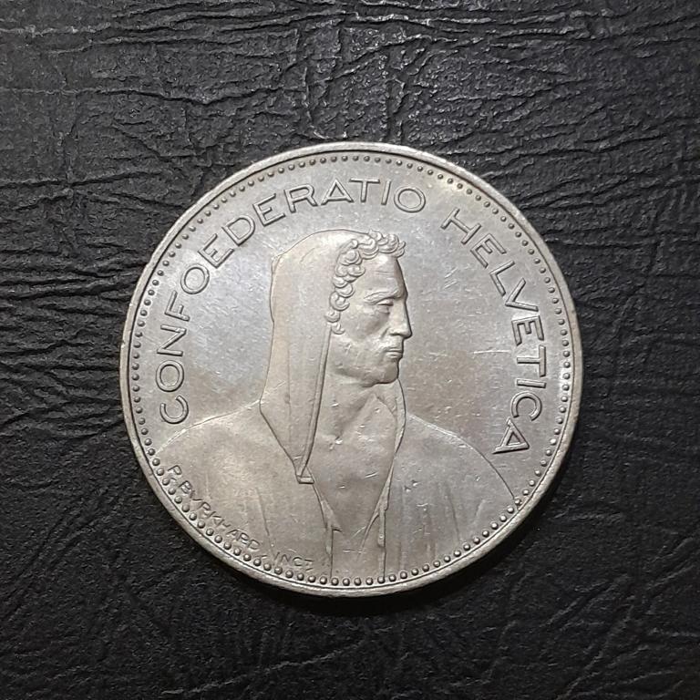 5 франков 2000 год Швейцария.