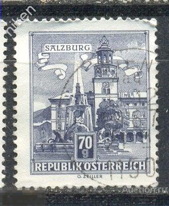 АВСТРИЯ 1962 ЗАЛЬЦБУРГ КОМПОЗИТОР МОЦАРТ ПОЮЩИЙ ФОНТАН ЗВУКИ МУЗЫКИ А 5-25