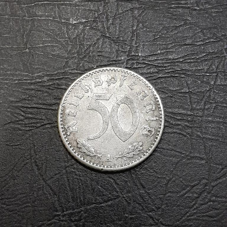 50 рейхспфеннигов 1940 год Третий рейх.