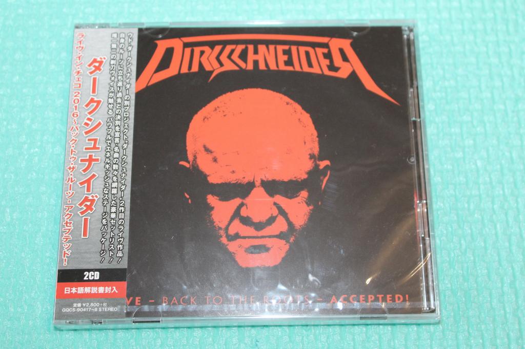 Dirkschneider / Live - Back To The Roots - Accepted ! 17 / Japan  2CD