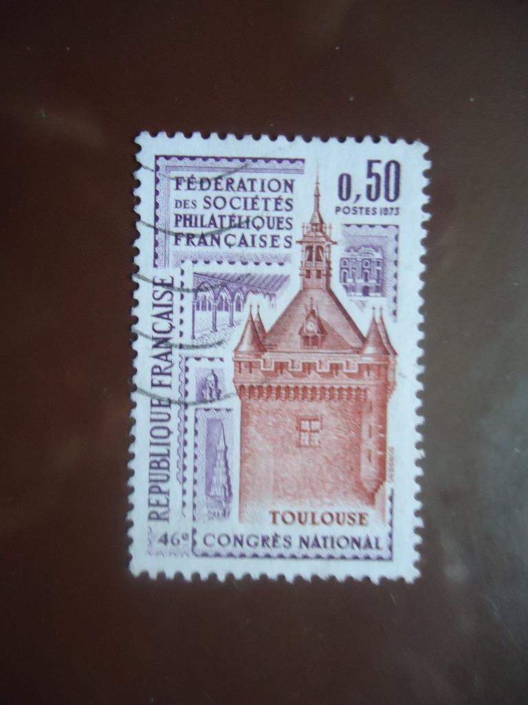 1973 г.    Франция   гаш. без клея.