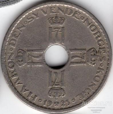 Норвегия 1 крона 1925 года