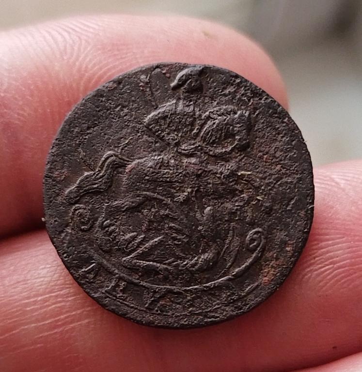 Денга 1786 КМ. Отличное состояние .