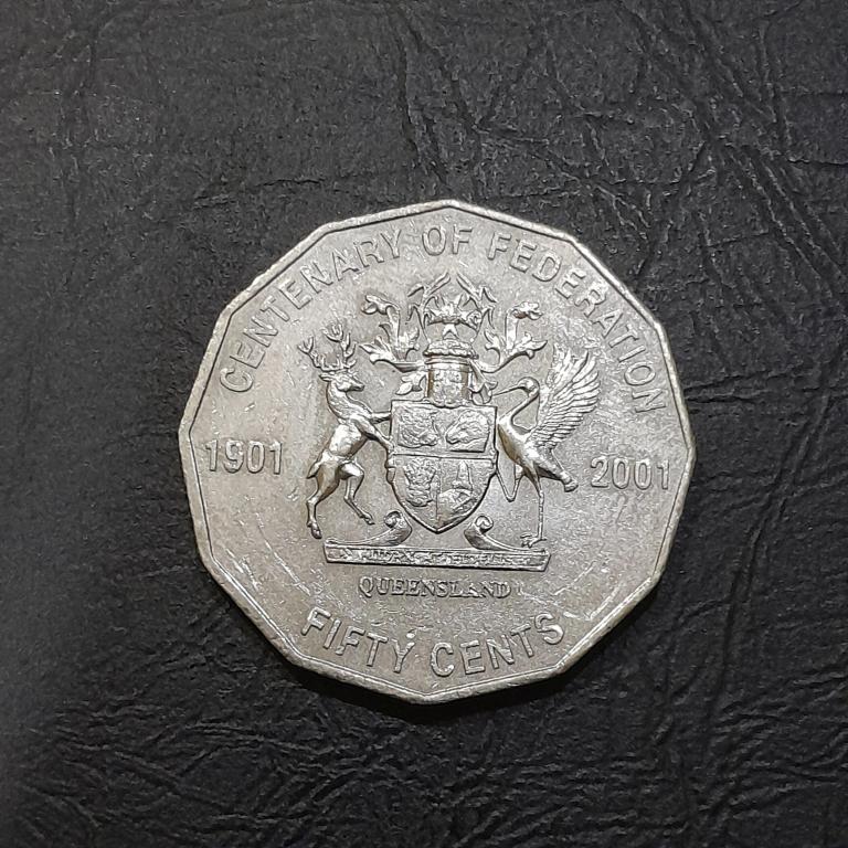 50 центов 2001 год Австралия (Квинсленд).